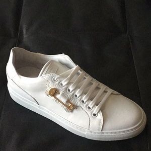 John Galliano leather sneakers